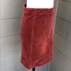 Wishlist Skirts - Wishlist Maroon Corduroy Skirt Wishlist Skirts - Wishlist Maroon Corduroy Skirt